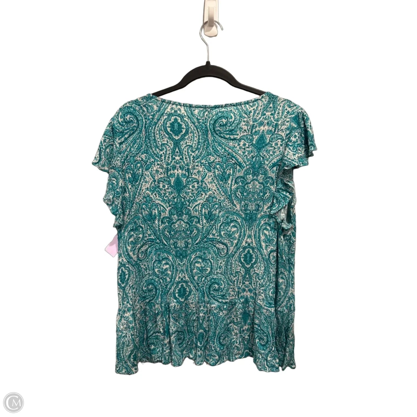 Top Sleeveless By Clothes Mentor In Blue & Pink, Size: Xl