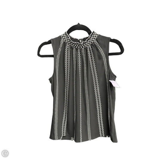 Top Sleeveless By White House Black Market In Black & White, Size: Xs