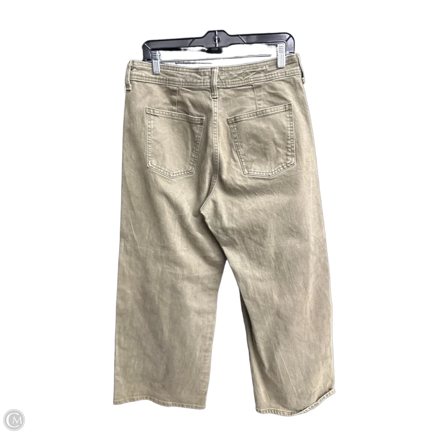 Jeans Wide Leg By Universal Thread In Green Denim, Size: 10