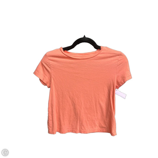 Top Short Sleeve Basic By Universal Thread In Coral, Size: Xs
