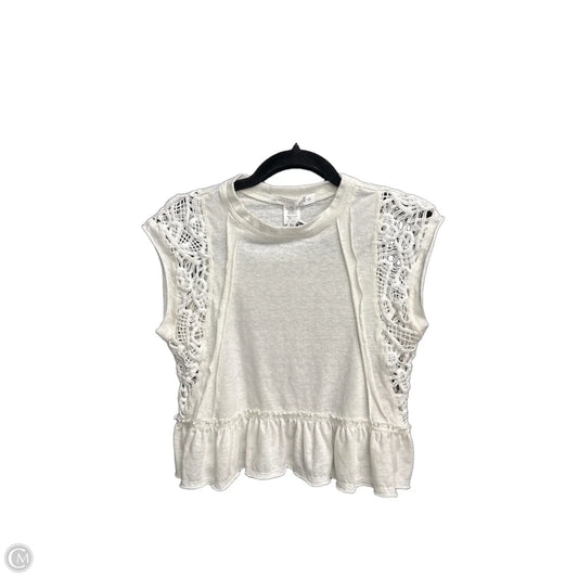 Top Short Sleeve By Altard State In Cream, Size: Xs