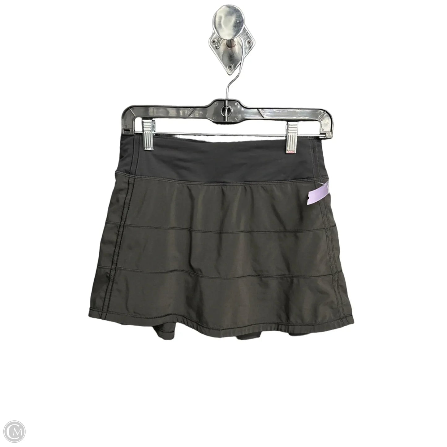Athletic Skort By Lululemon In Black, Size: S