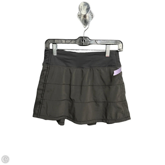 Athletic Skort By Lululemon In Black, Size: S