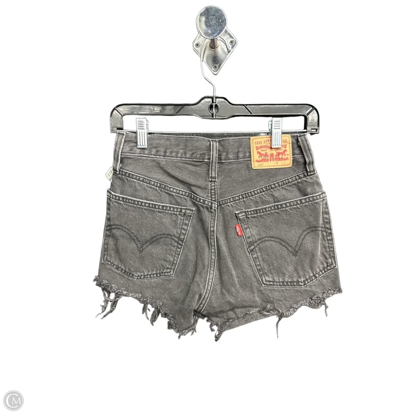 Shorts By Levis In Black Denim, Size: 0