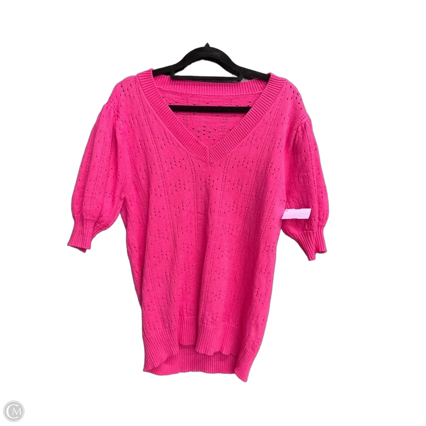 Top Short Sleeve By Clothes Mentor In Pink, Size: S