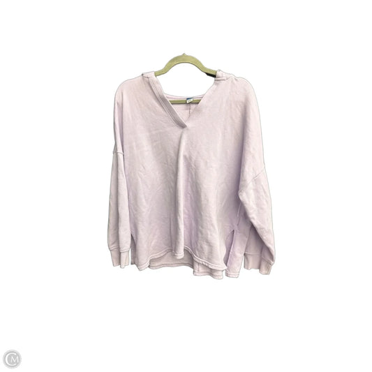 Sweatshirt Hoodie By Old Navy In Purple, Size: L