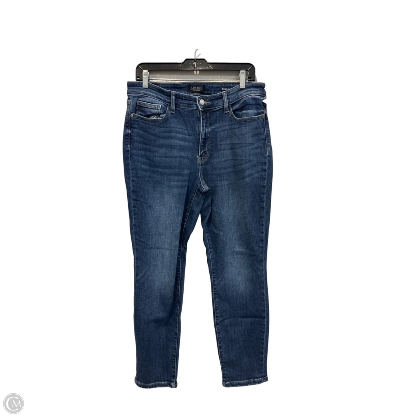Jeans Straight By Judy Blue In Blue Denim, Size: 10
