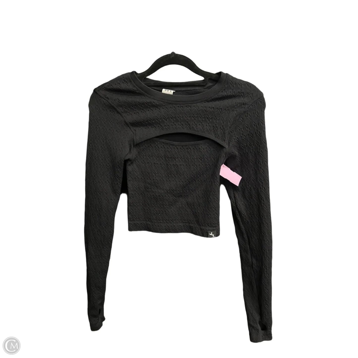Athletic Top Long Sleeve Crewneck By Joy Lab In Black, Size: Xs