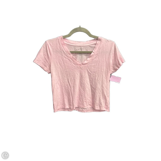 Top Short Sleeve Basic By Universal Thread In Pink, Size: Xs