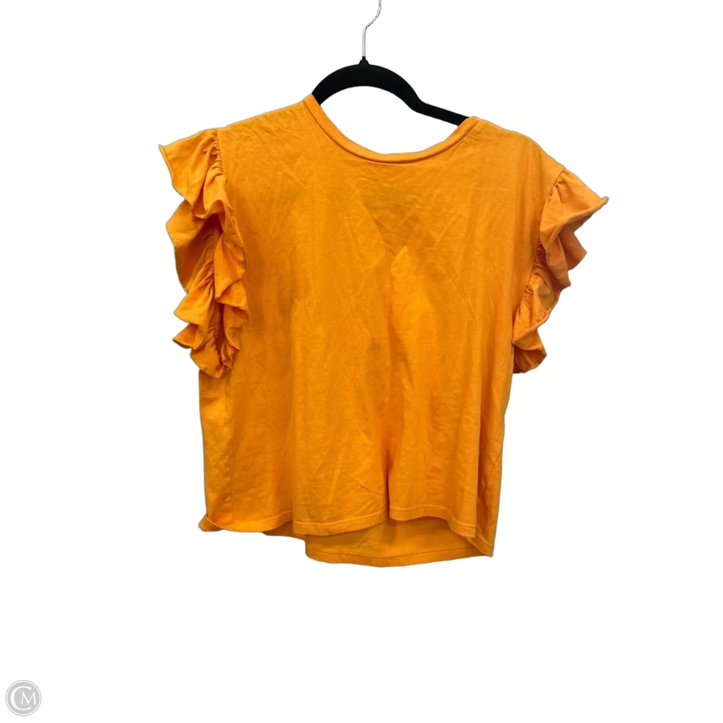 Top Sleeveless By Zara In Orange, Size: S