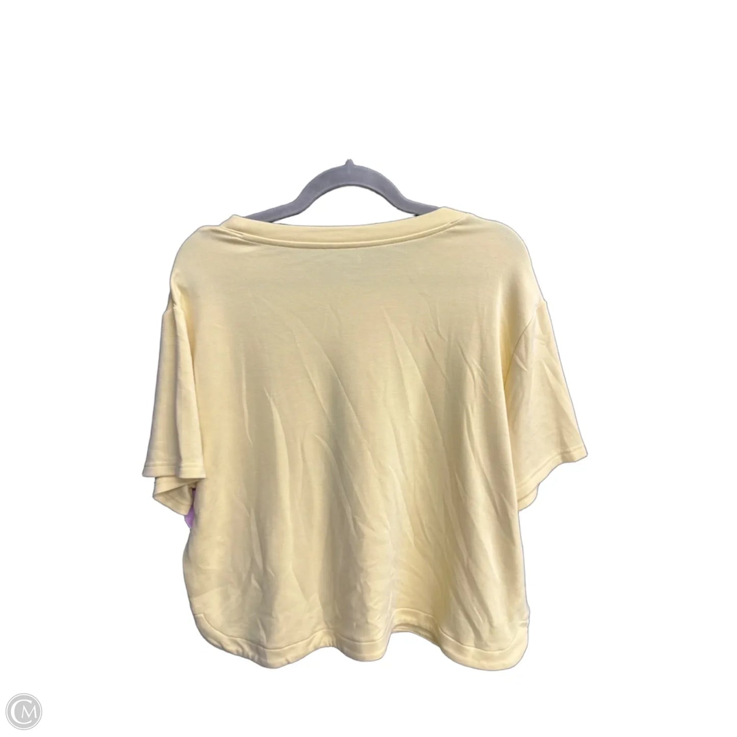 Top Short Sleeve By Lou And Grey In Yellow, Size: L