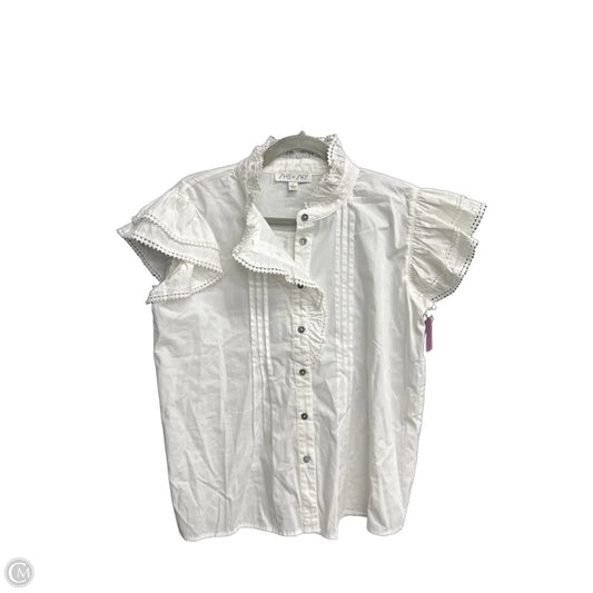 Top Sleeveless By She + Sky In White, Size: L
