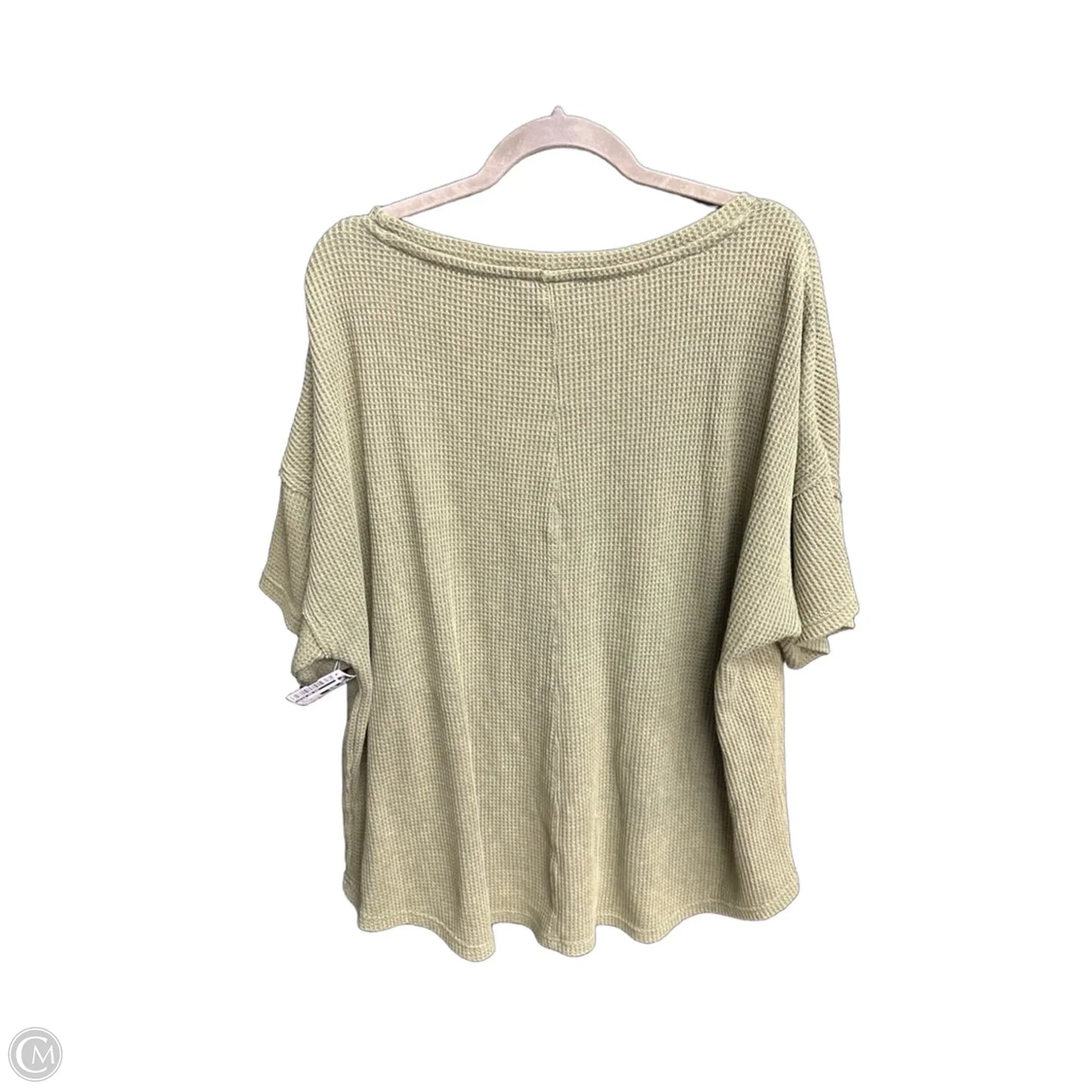 Top Short Sleeve By Olive And Oak In Green, Size: 3x