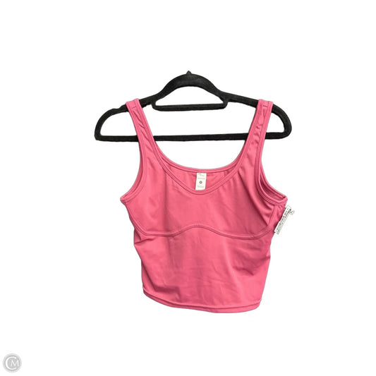 Athletic Tank Top By Clothes Mentor In Pink, Size: M