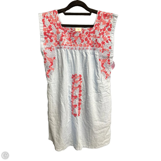 Dress Casual Short By J.marie In Blue & Pink, Size: S