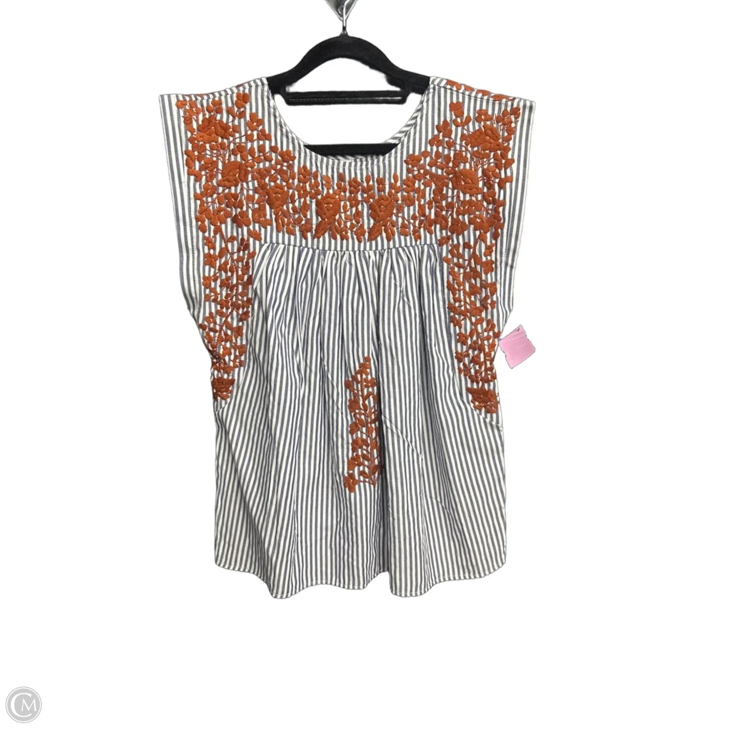 Top Sleeveless By Clothes Mentor In Striped Pattern, Size: Xs