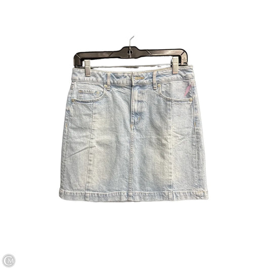 Skirt Mini & Short By Loft In Blue Denim, Size: 2