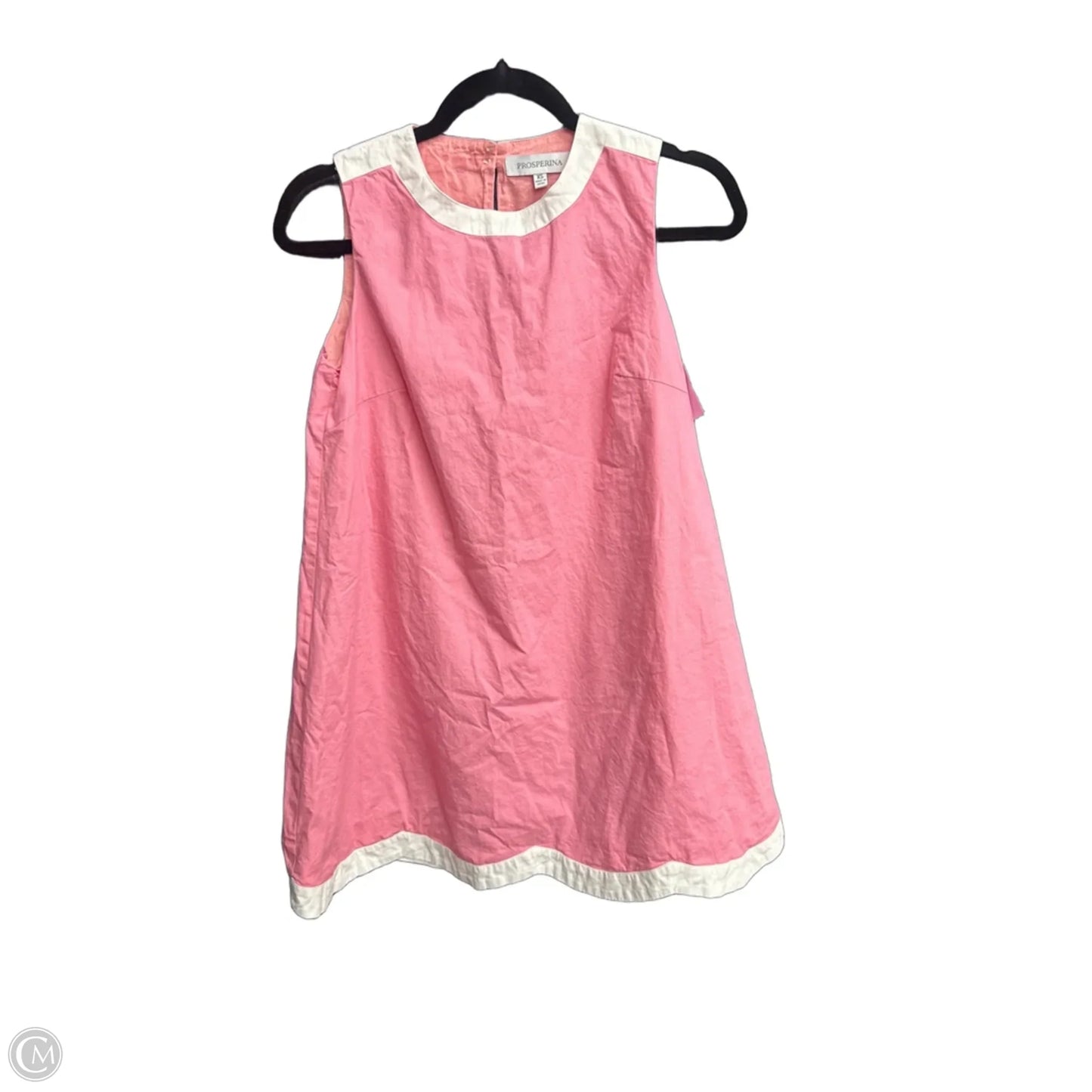 Dress Casual Short By Clothes Mentor In Pink & White, Size: Xs