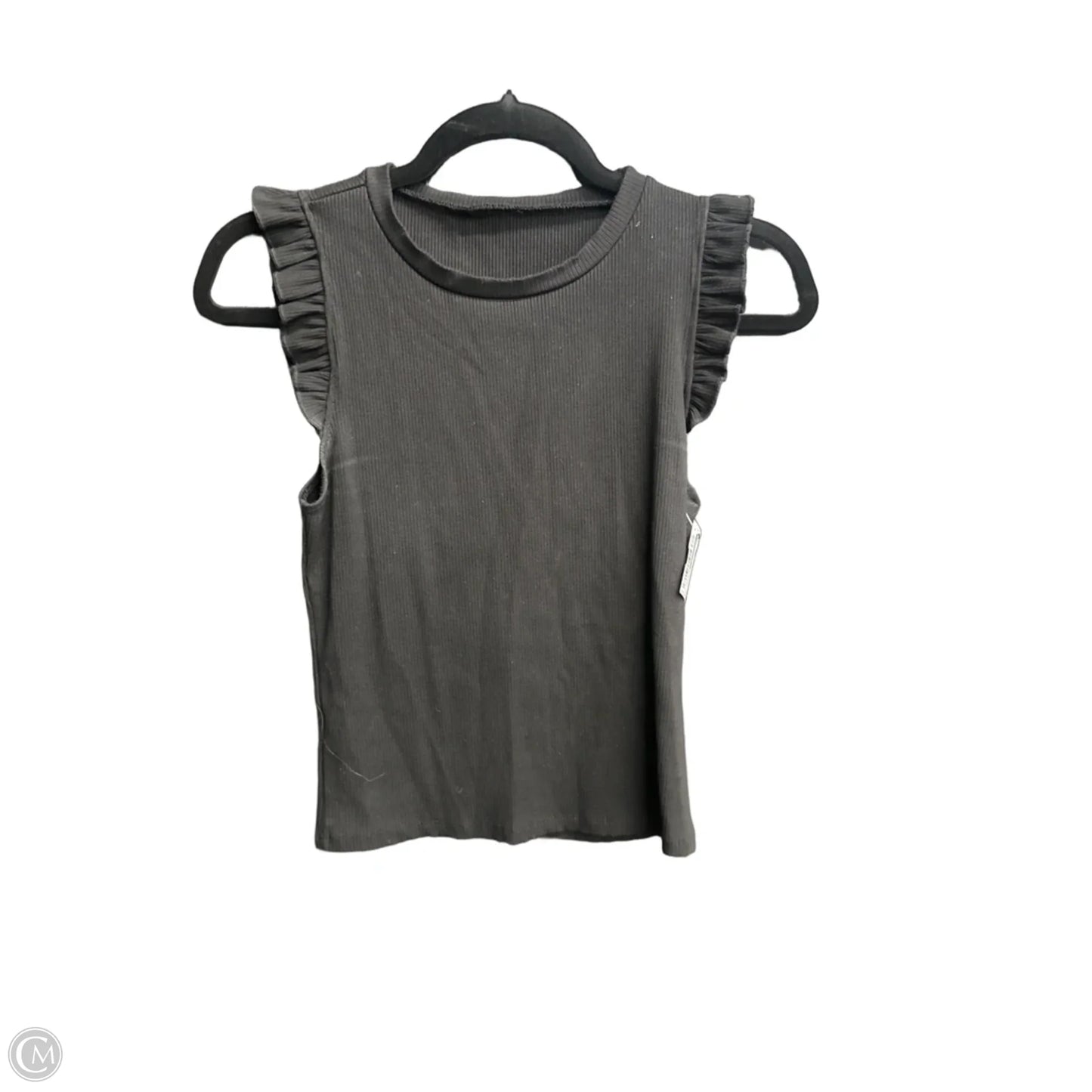Top Sleeveless By Francesca’s In Black, Size: S