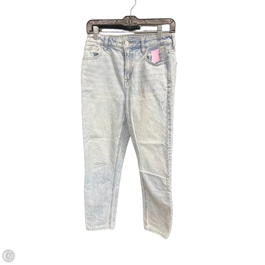 Jeans Straight By American Eagle In Blue Denim, Size: 4