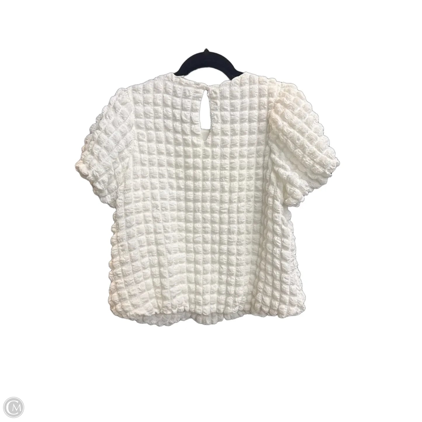 Top Short Sleeve By Mittoshop In White, Size: M