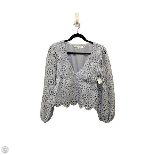Top Long Sleeve By Altard State In Blue, Size: M