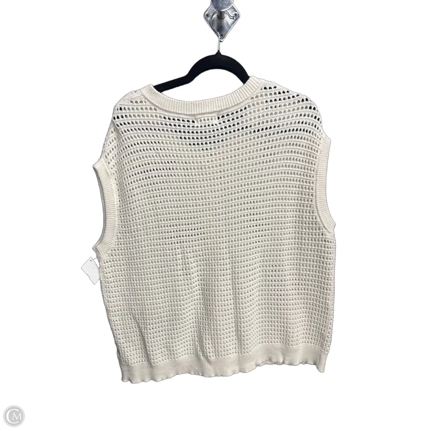 Top Short Sleeve By Universal Thread In White, Size: L