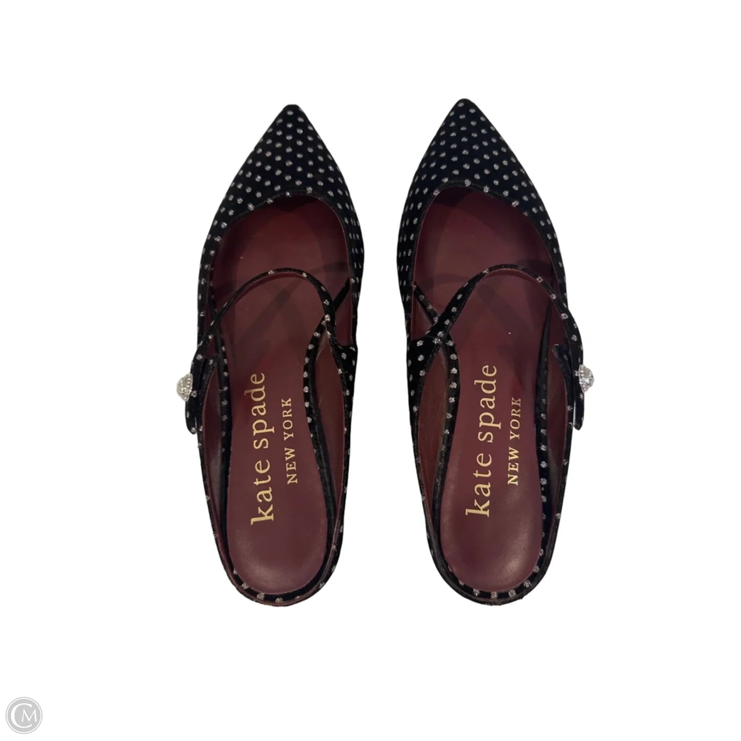 Shoes Designer By Kate Spade In Polkadot Pattern, Size: 9