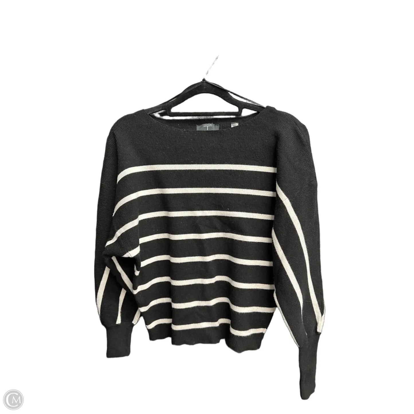Top Long Sleeve By Tahari In Striped Pattern, Size: S