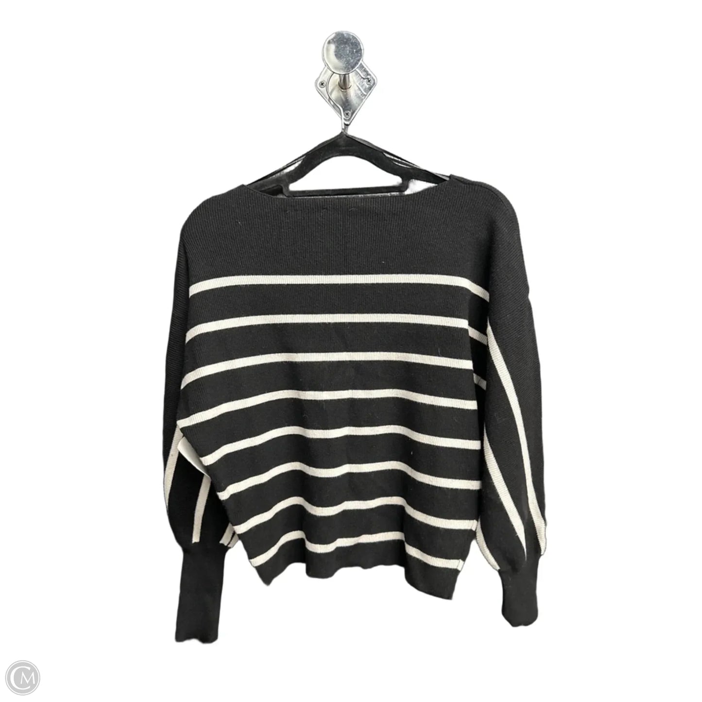 Top Long Sleeve By Tahari In Striped Pattern, Size: S