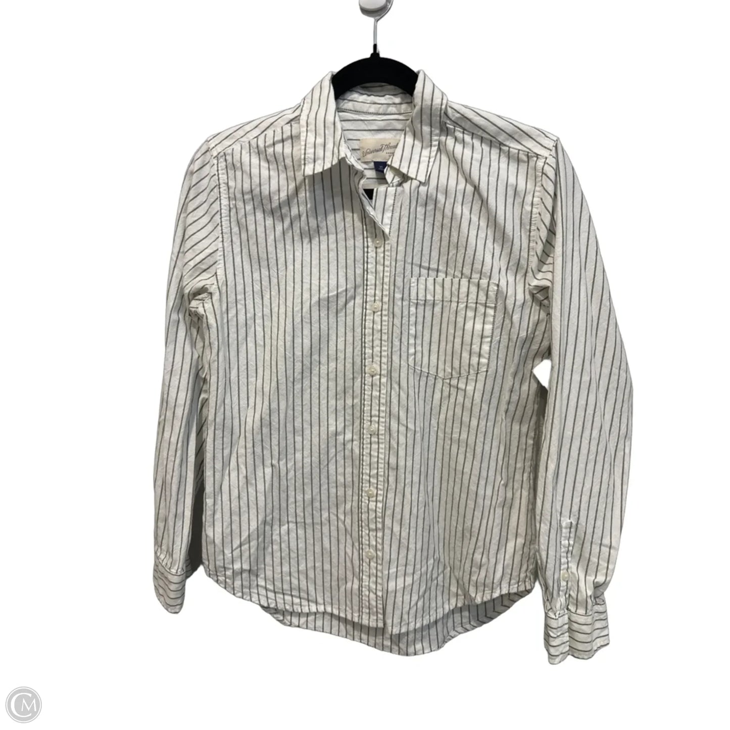 Top Long Sleeve By Universal Thread In Striped Pattern, Size: Xs