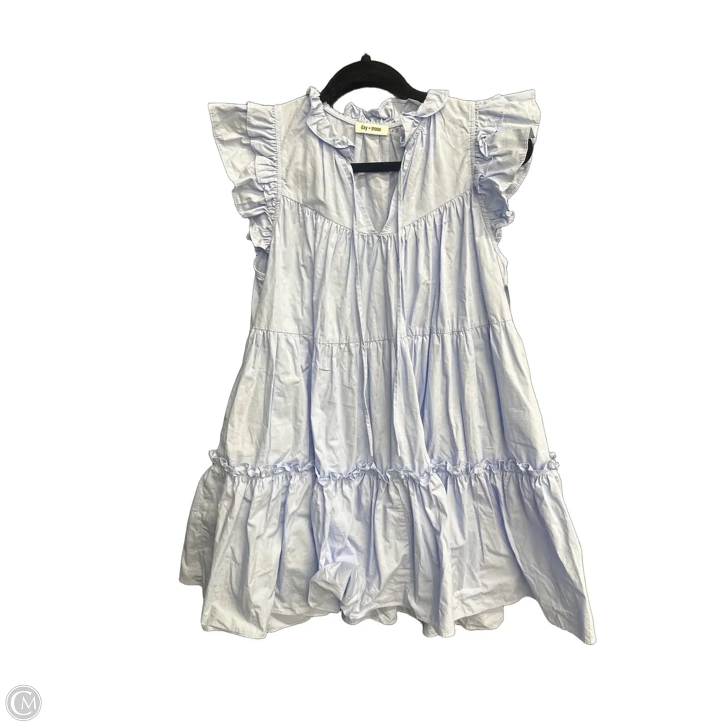 Dress Casual Short By Day + Moon In Blue, Size: S