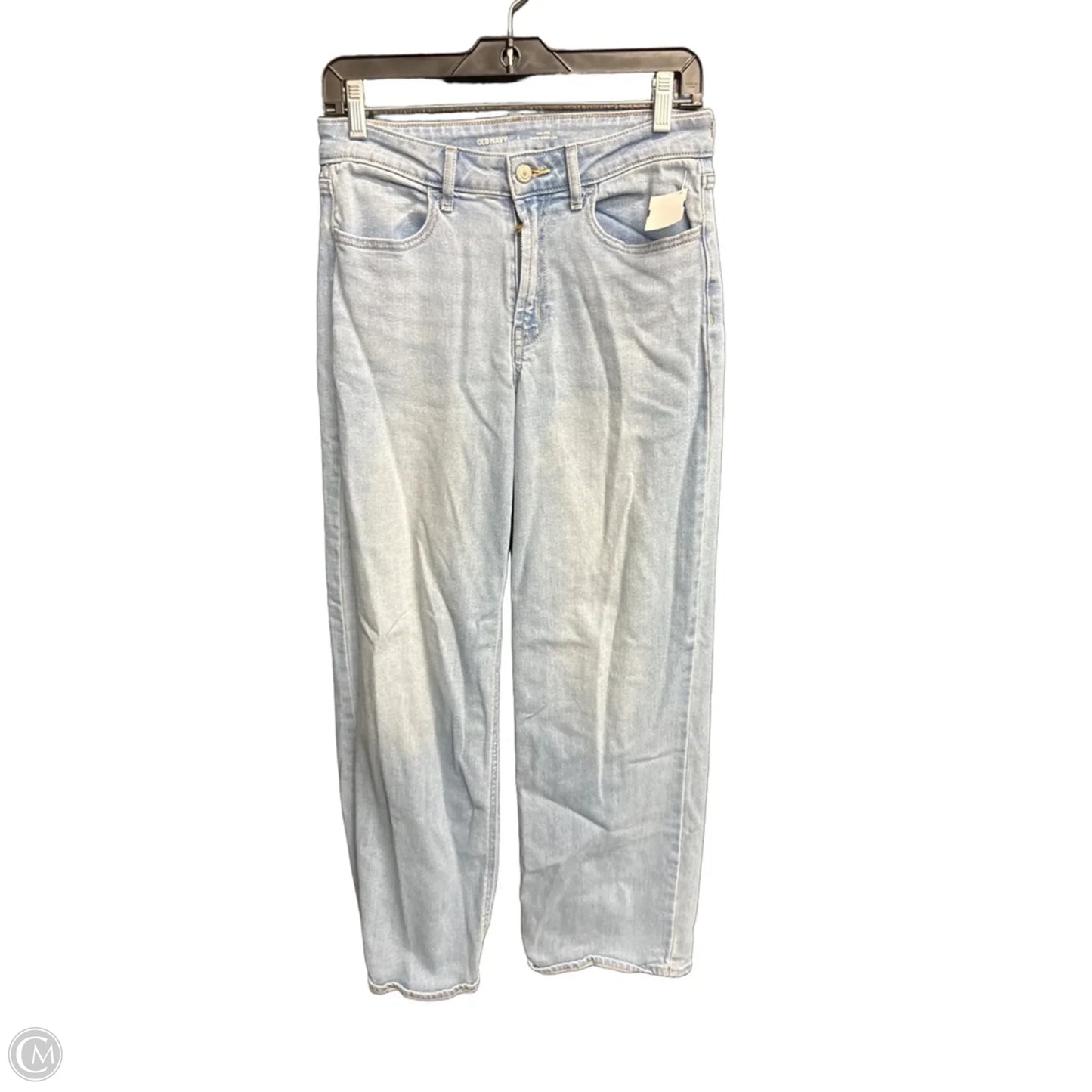 Jeans Wide Leg By Old Navy In Blue Denim, Size: 4