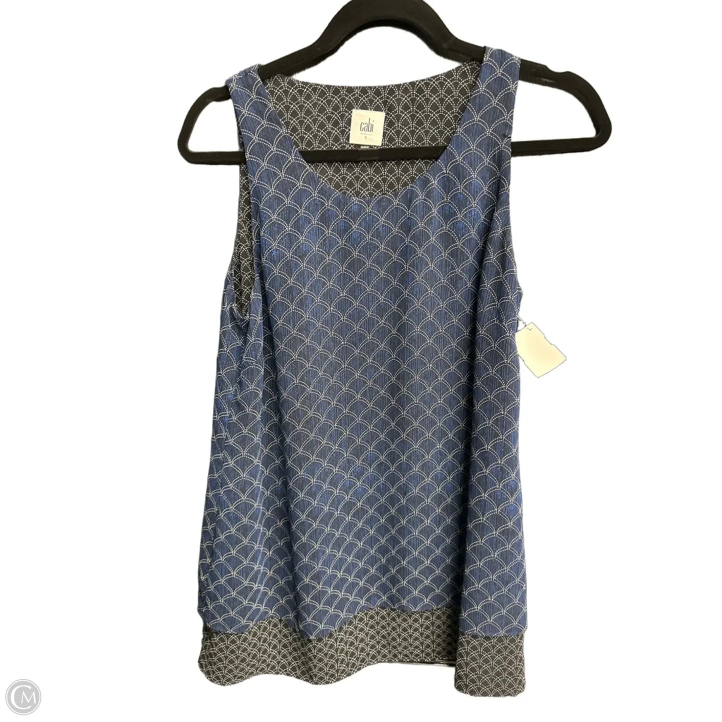 Top Sleeveless By Cabi In Navy, Size: S
