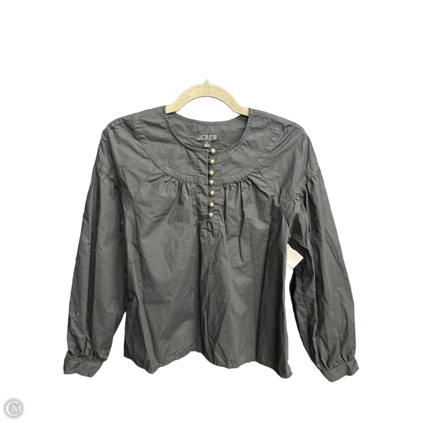 Top Long Sleeve By J. Crew In Black, Size: Xs