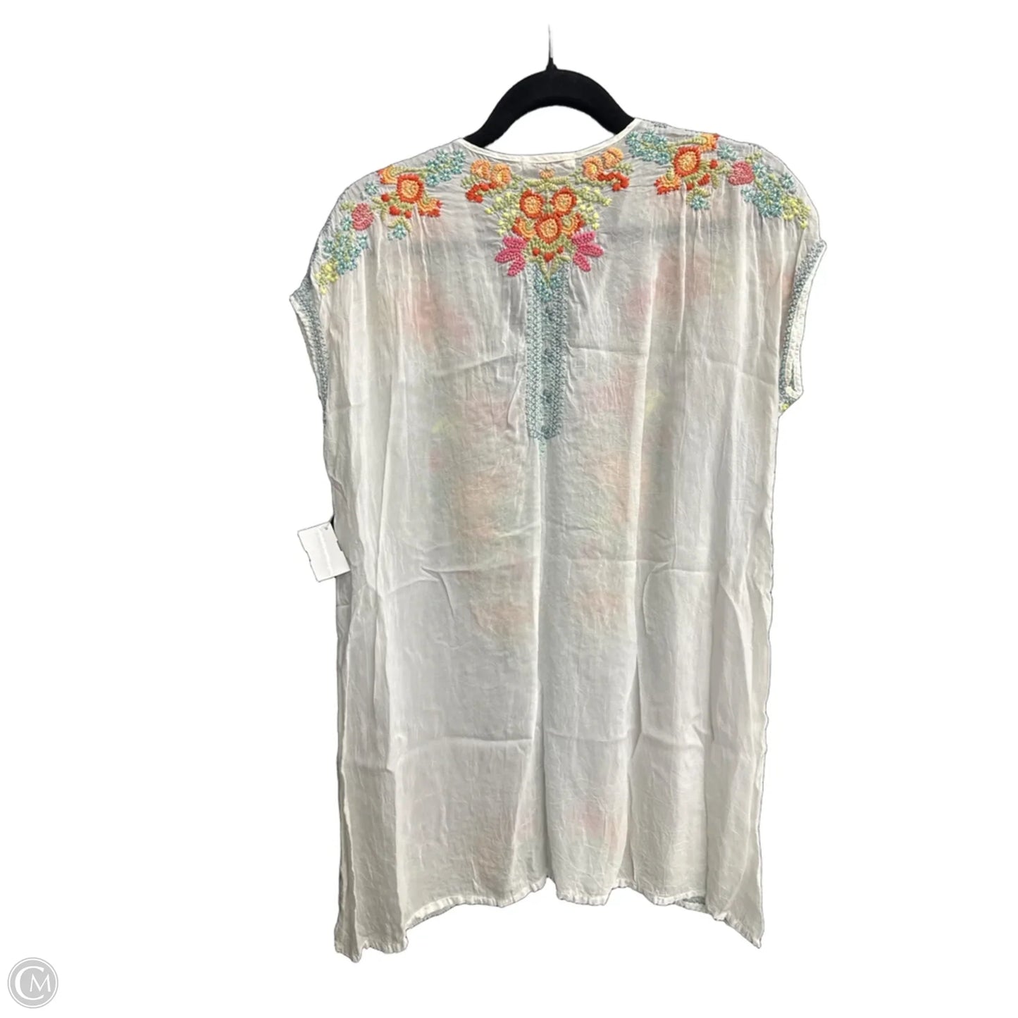 Dress Casual Short By Johnny Was In White, Size: M