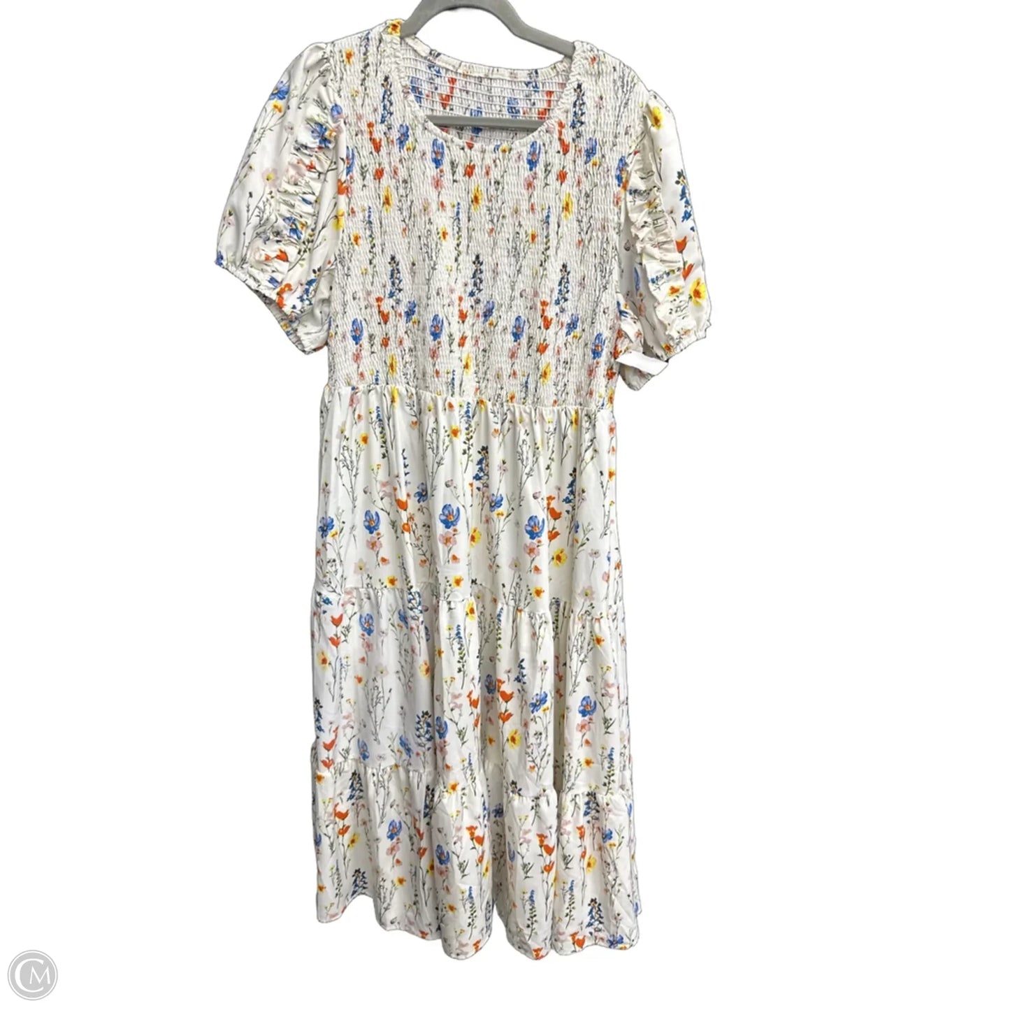Dress Casual Maxi By Shein In Floral Print, Size: 2x