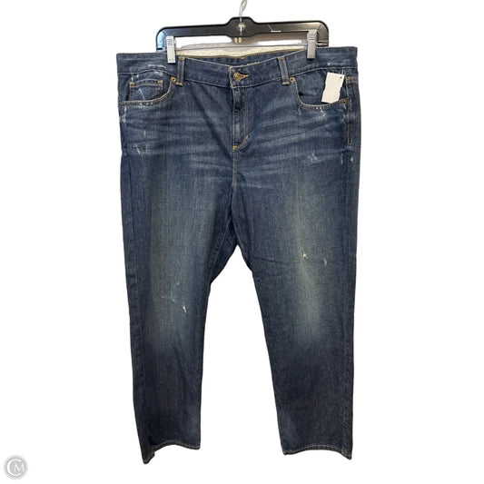 Jeans Designer By Michael Kors In Blue Denim, Size: 16