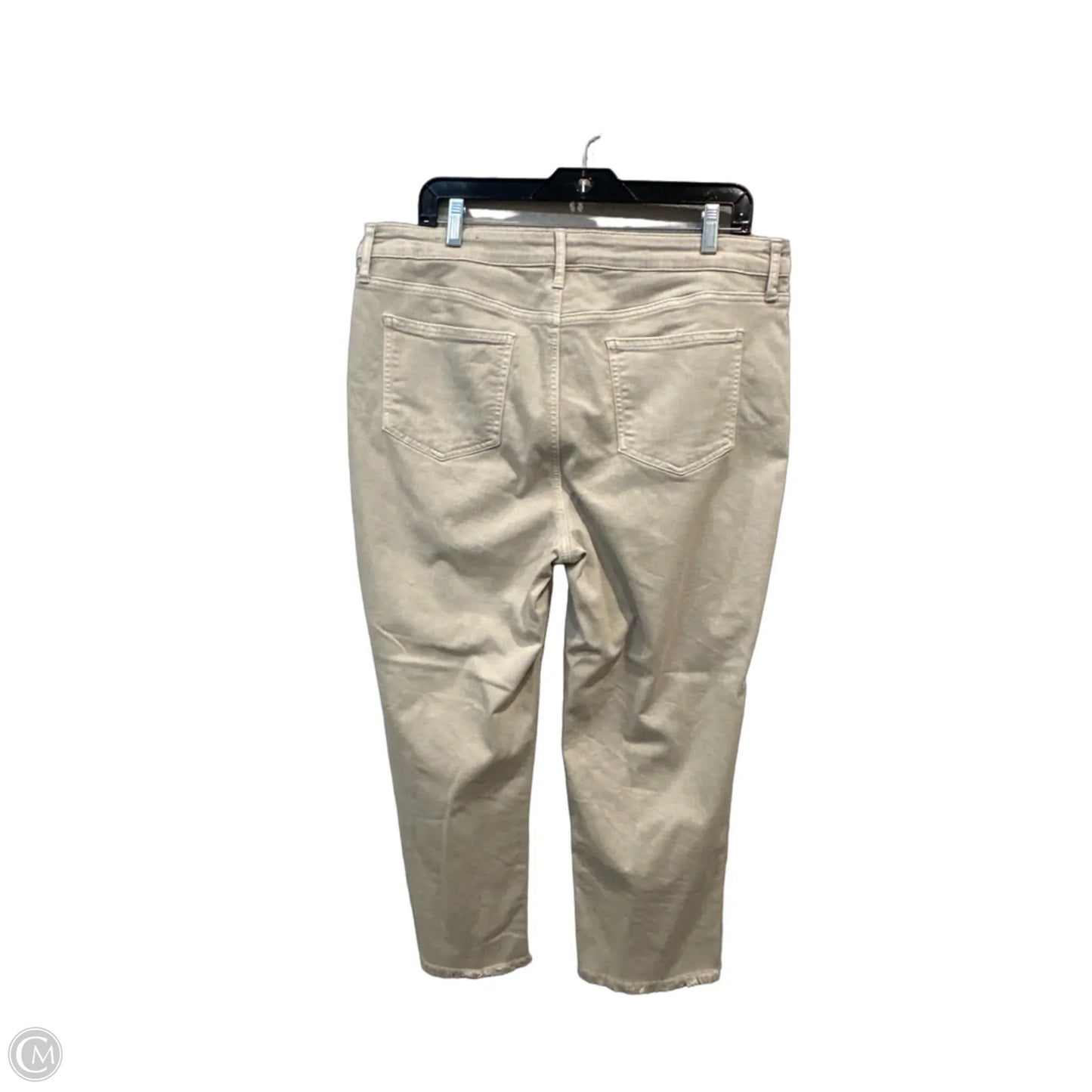 Jeans Straight By Chicos In Beige, Size: 14
