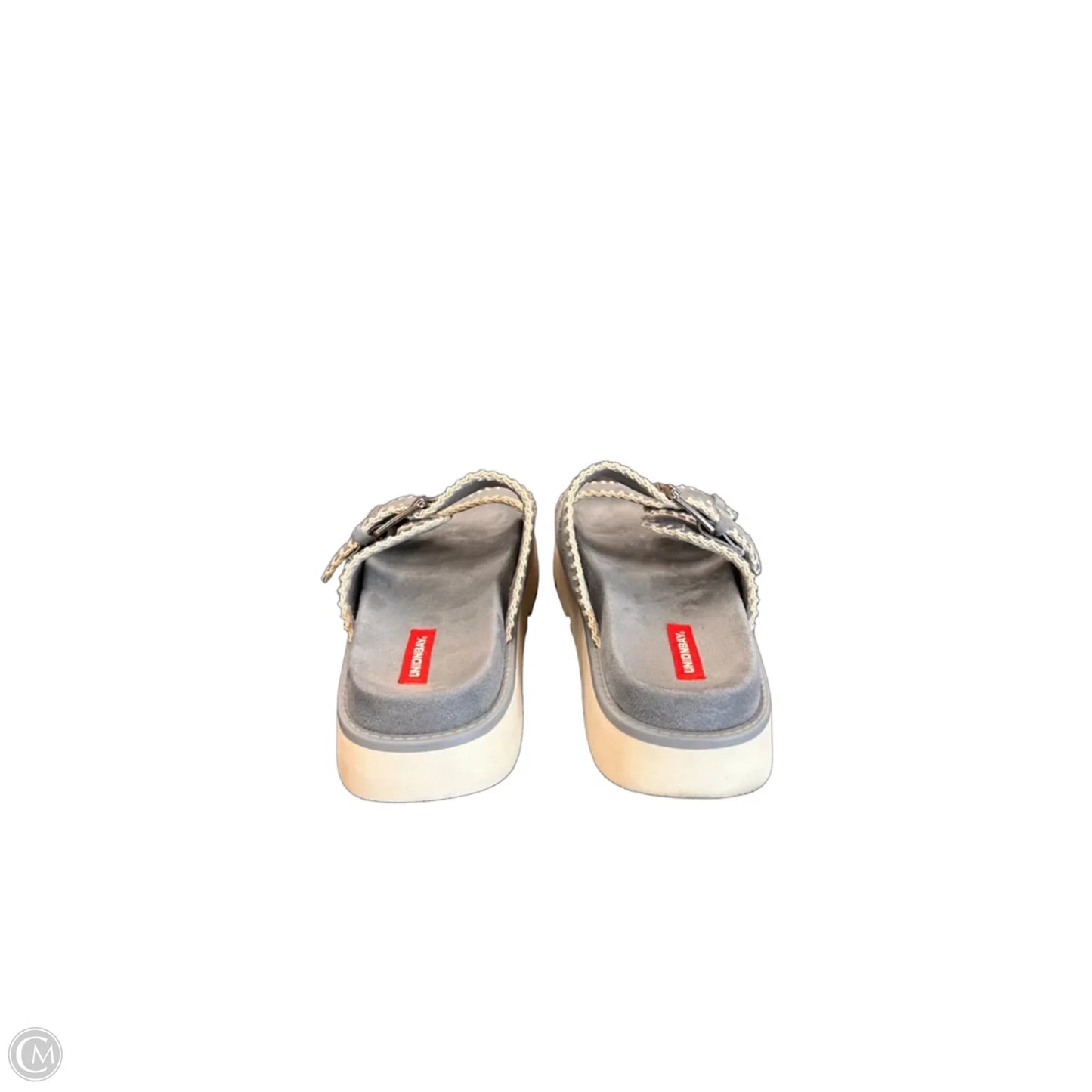 Sandals Flats By Union Bay In Blue & Cream, Size: 10