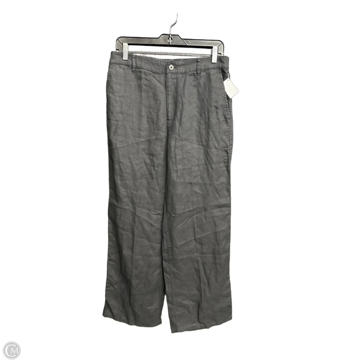 Pants Linen By Madewell In Black, Size: 8