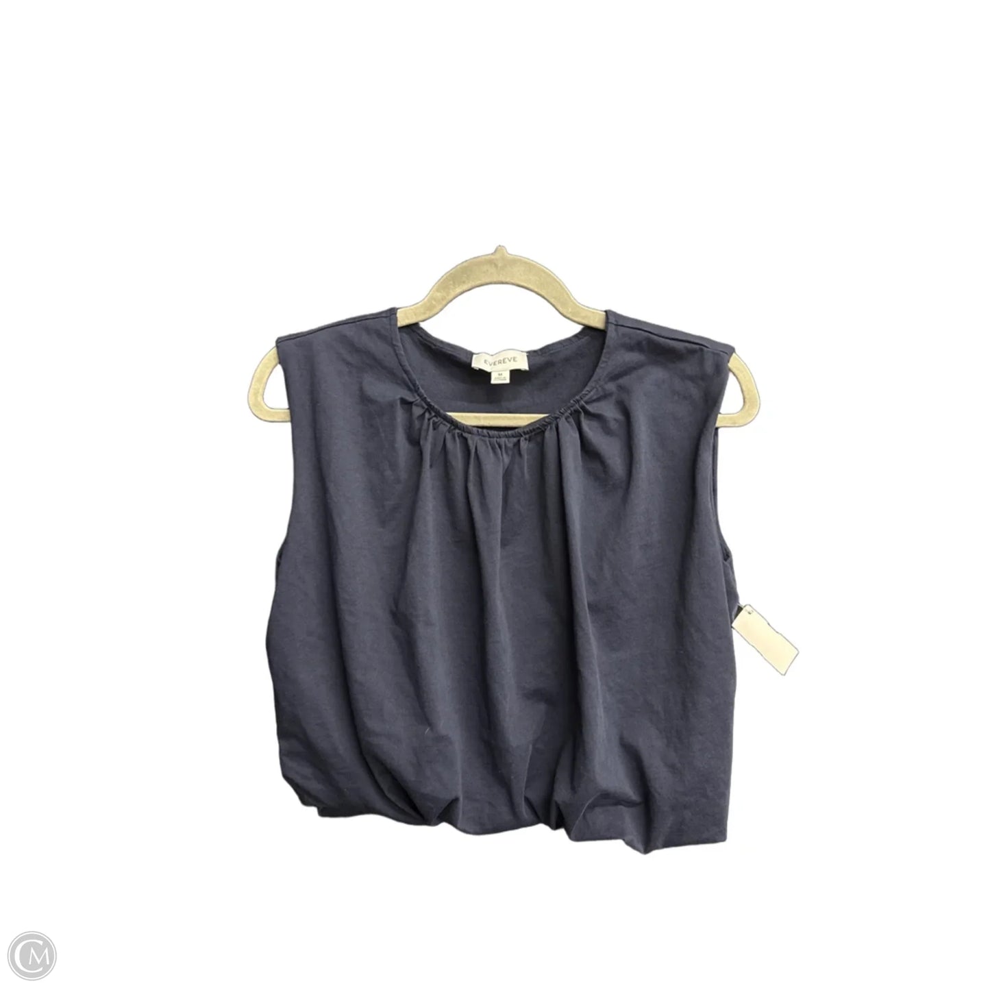 Top Sleeveless By Evereve In Navy, Size: M