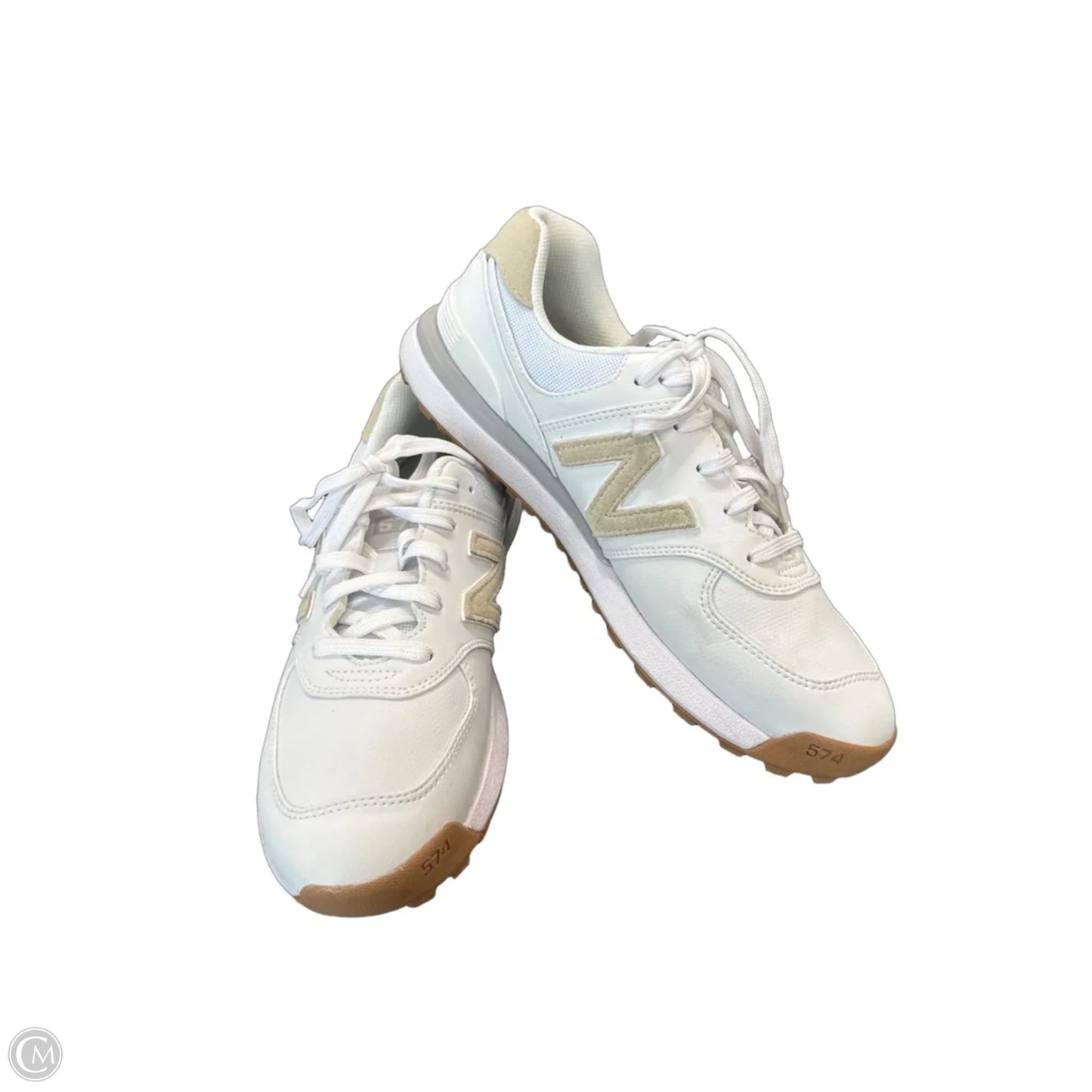 Shoes Sneakers By New Balance In Brown & White, Size: 9.5