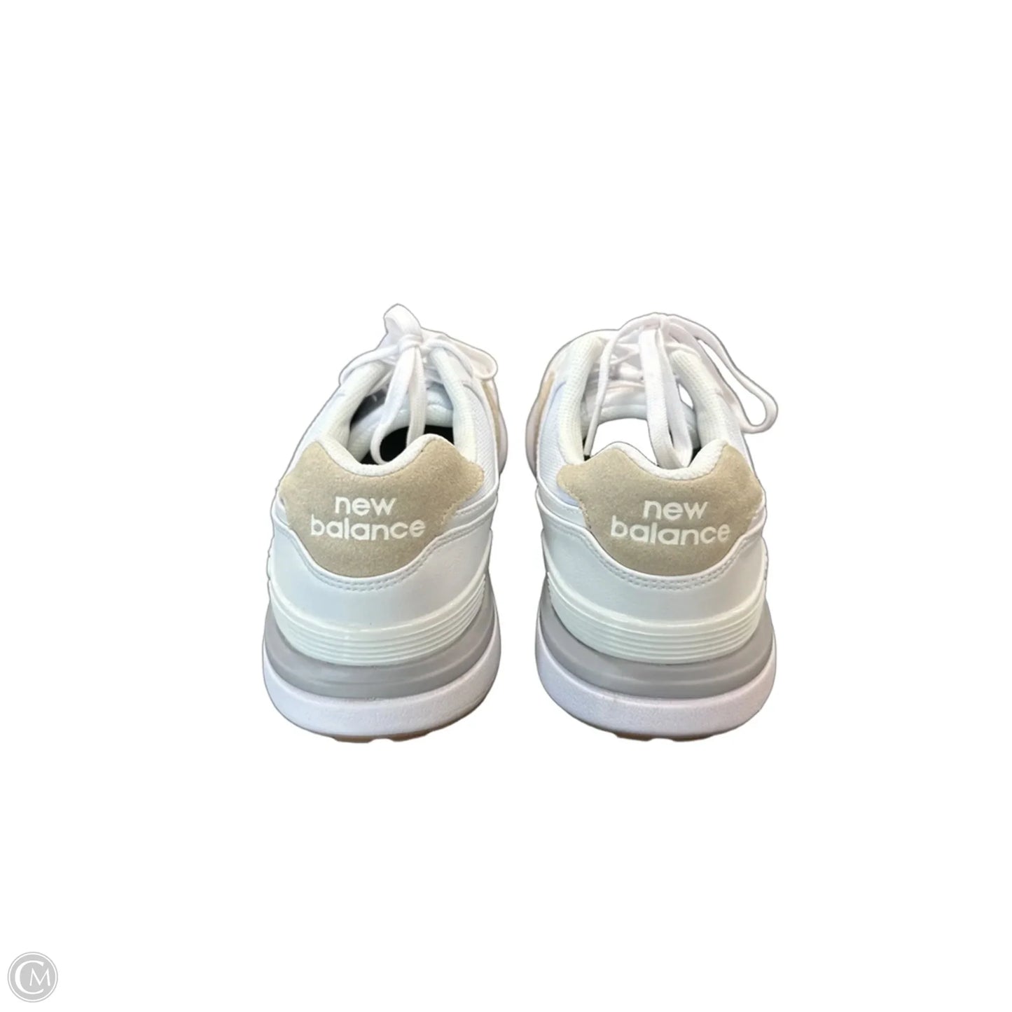 Shoes Sneakers By New Balance In Brown & White, Size: 9.5