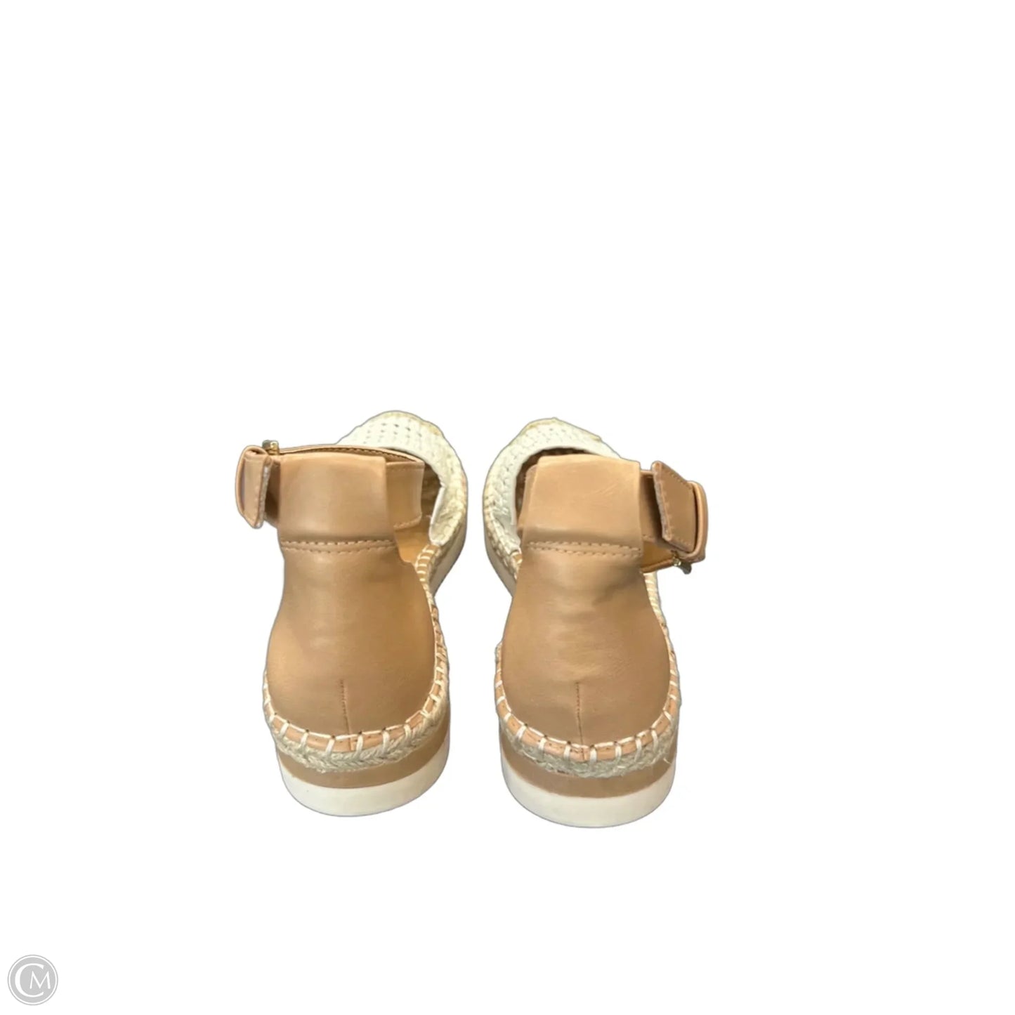 Sandals Flats By St Johns Bay In Brown & White, Size: 9.5