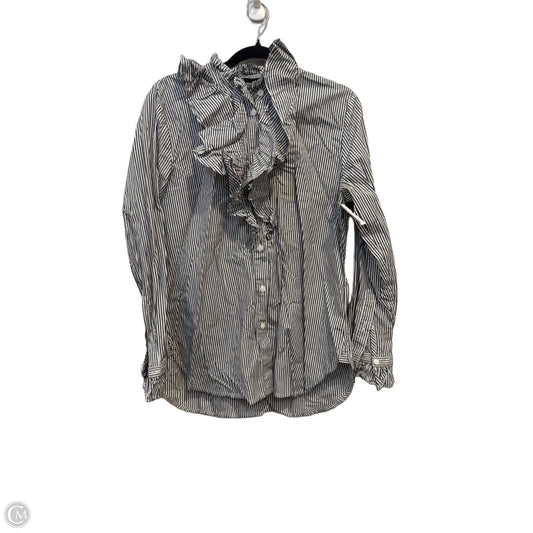 Top Long Sleeve By J. Crew In Striped Pattern, Size: S