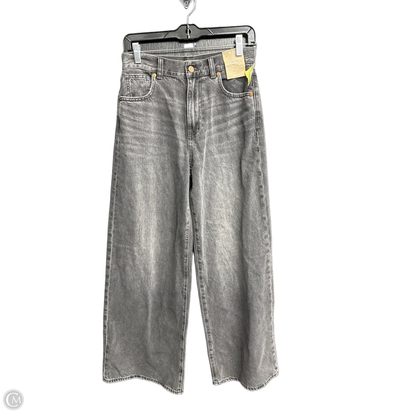 Jeans Wide Leg By Madewell In Black Denim, Size: 2