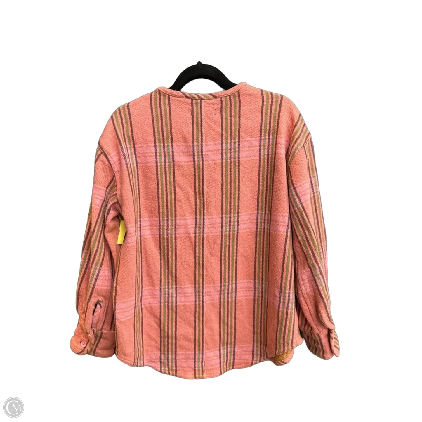 Top Long Sleeve By We The Free In Green & Pink, Size: Xs