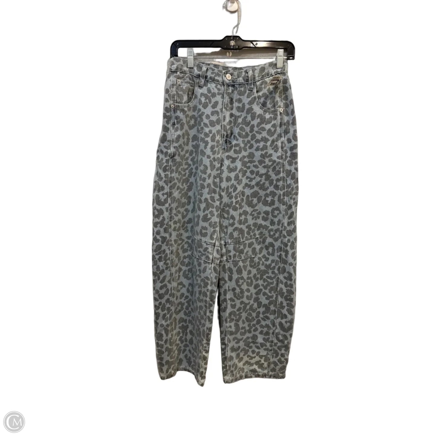 Jeans Wide Leg By Entro In Animal Print, Size: 4