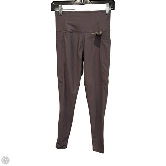 Athletic Leggings By Kinesis In Grey, Size: S